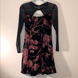 BCBGeneration Mini Floral Dress